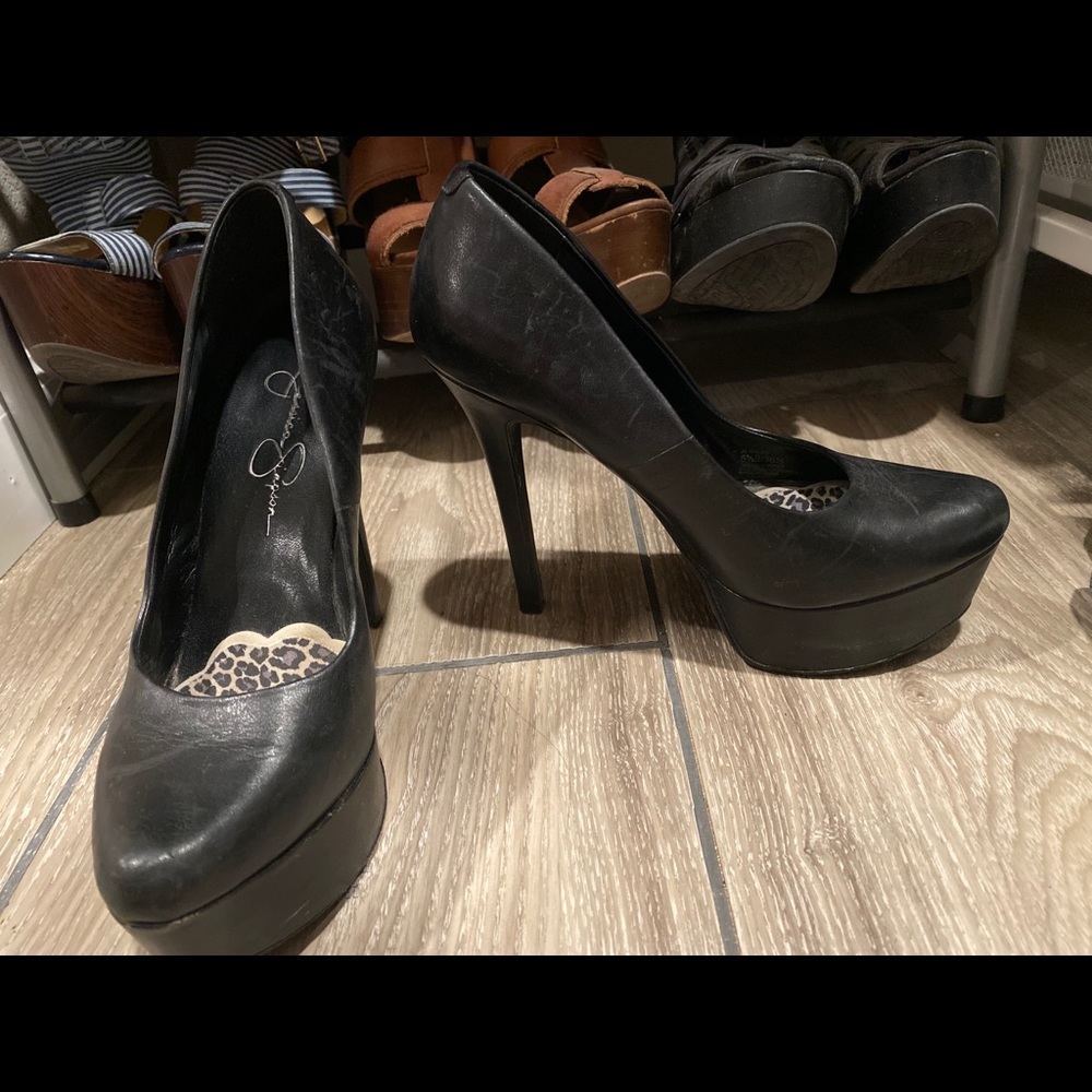 Black heels
